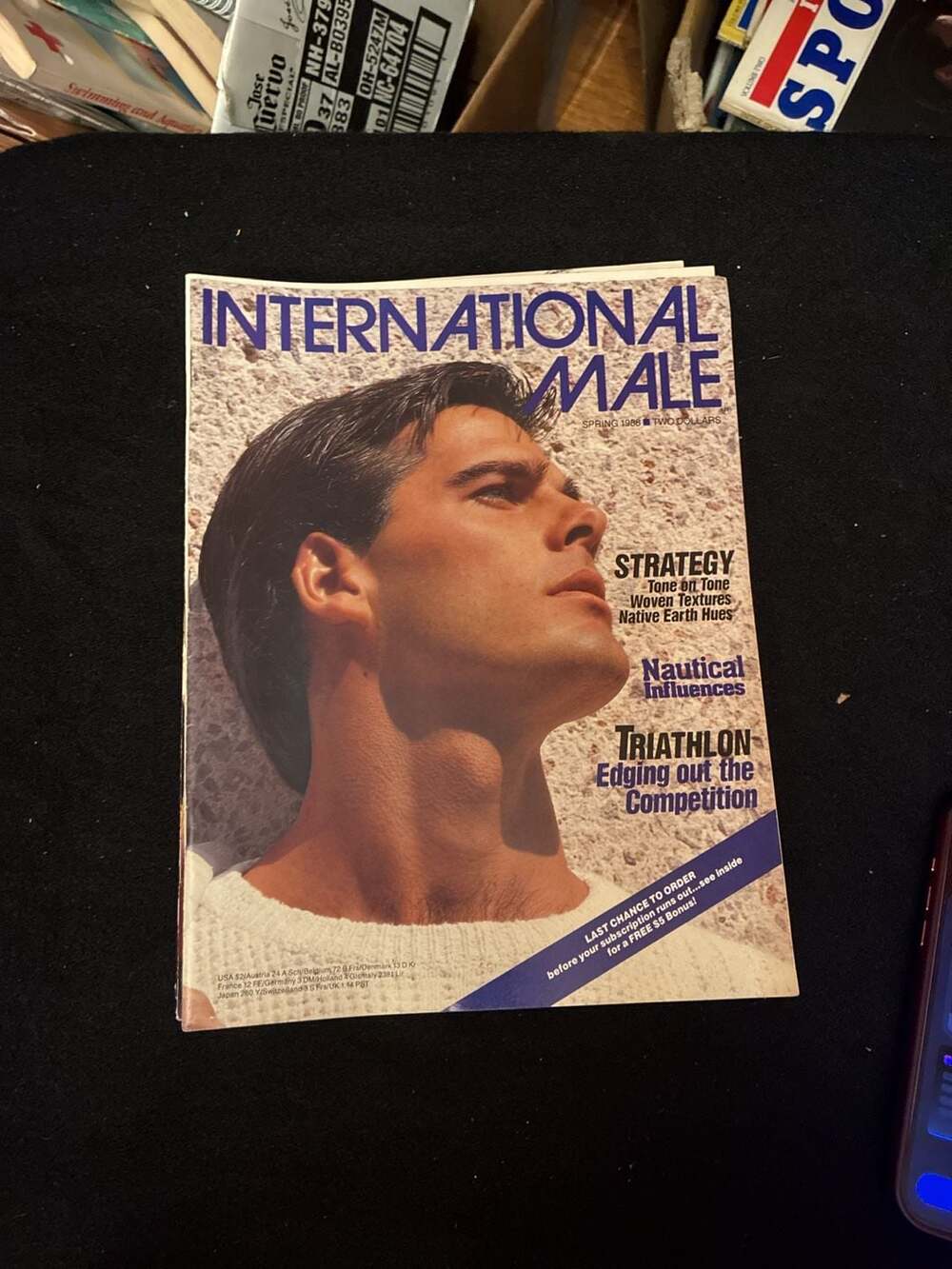 International Male Spring 1988 Men's Fashion Catalog